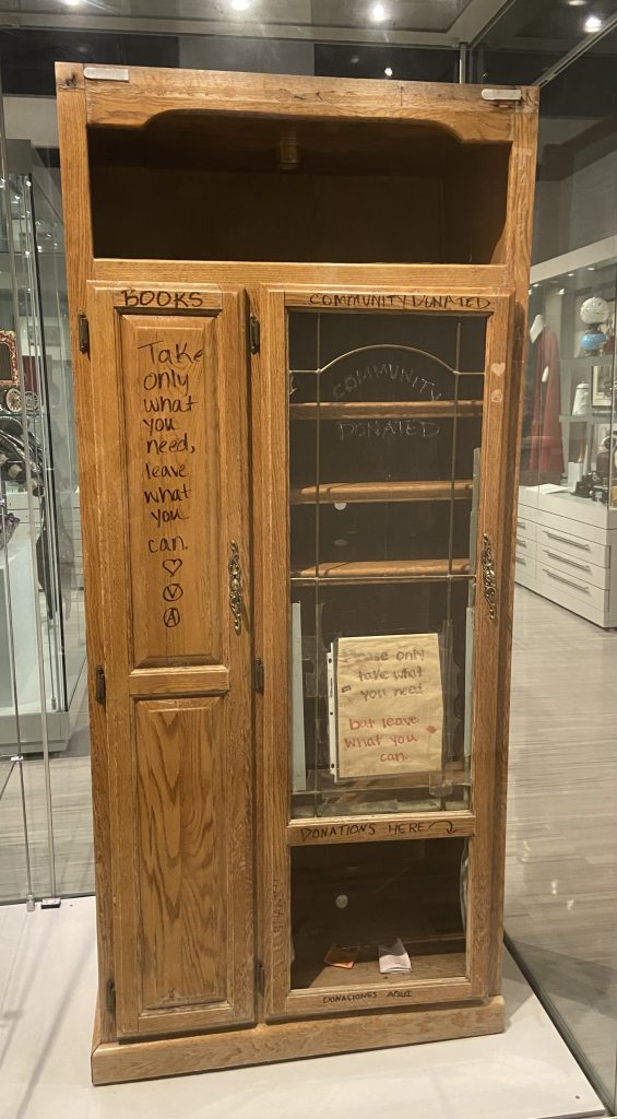 tall wooden cabinet